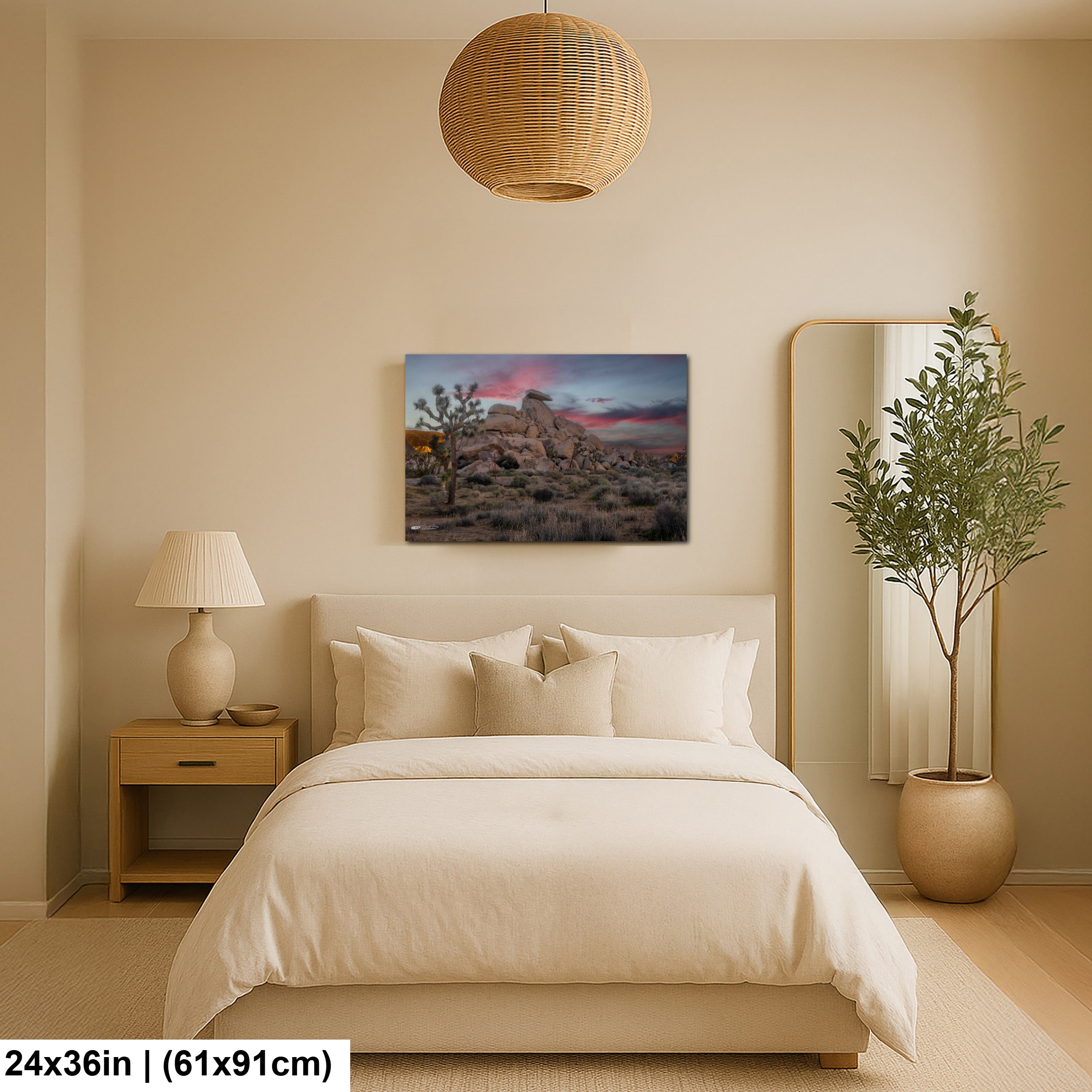 Cap Rock, Joshua Tree National Park  at sunset