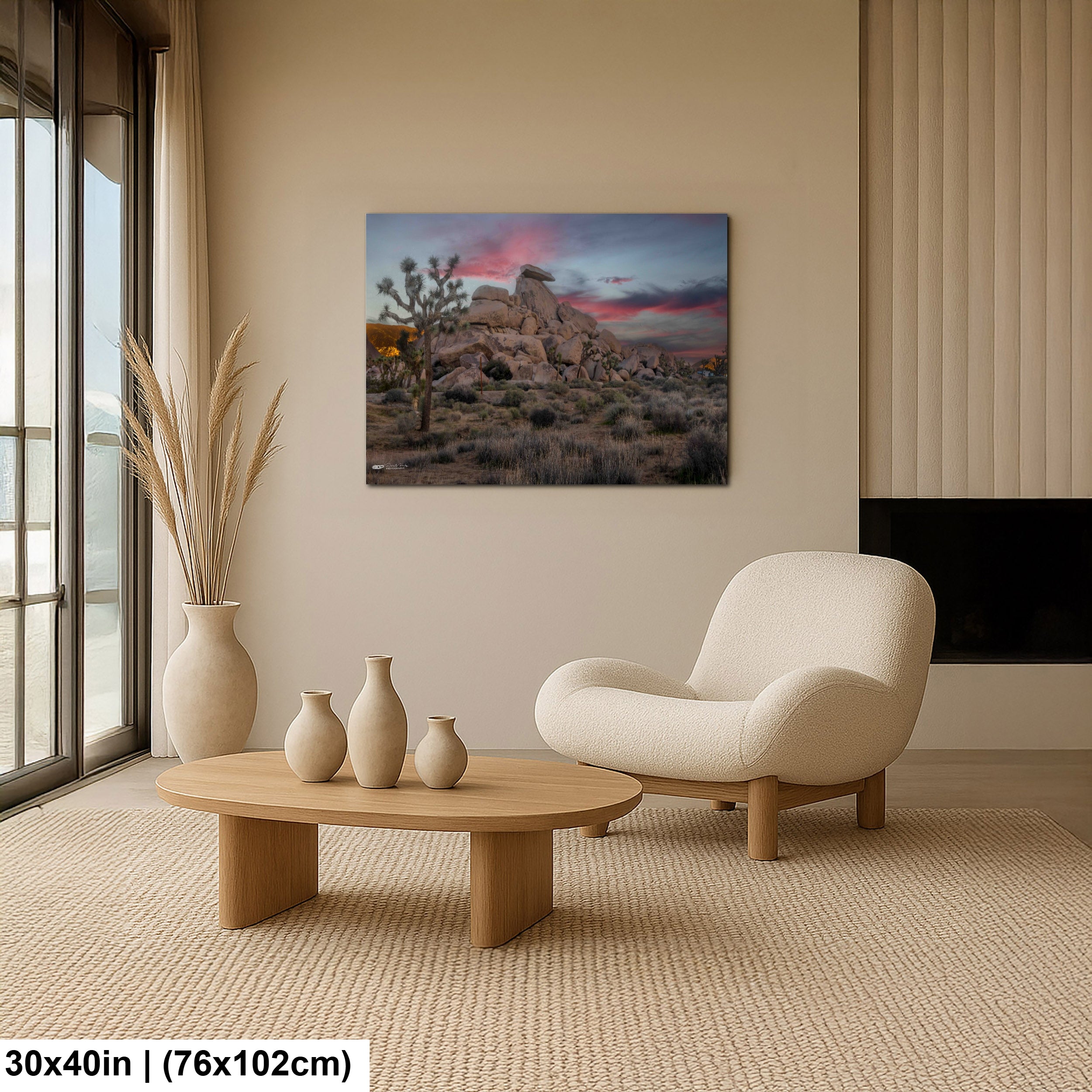 Cap Rock, Joshua Tree National Park  at sunset