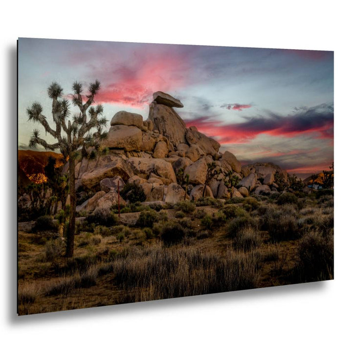 Cap Rock And Sunset