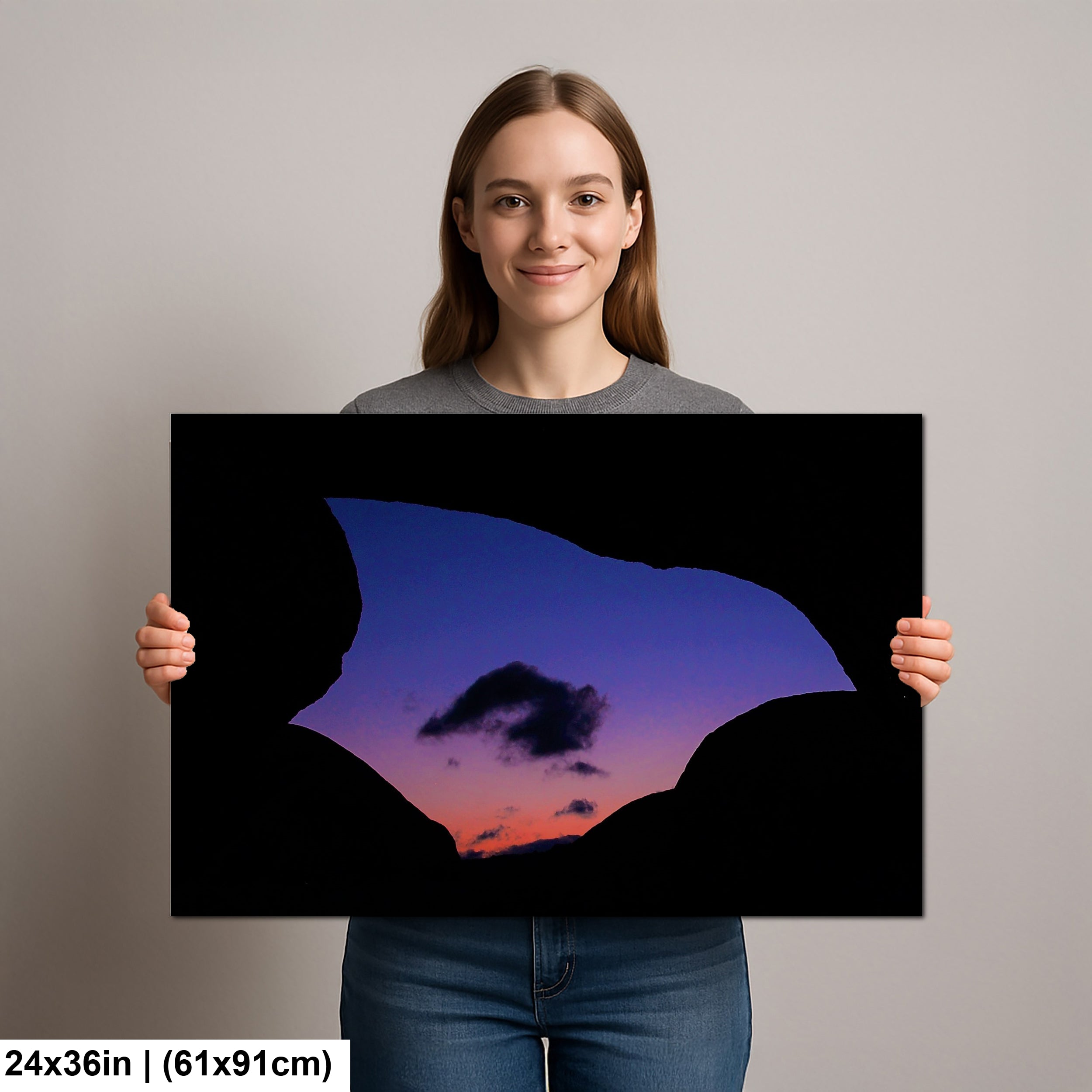Silhouette of Arch Rock  in Joshua Tree National Park