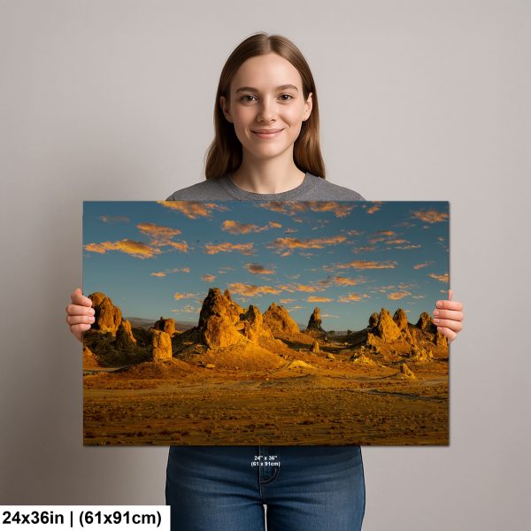 Trona Pinnacles at Sunset, Trona, CA