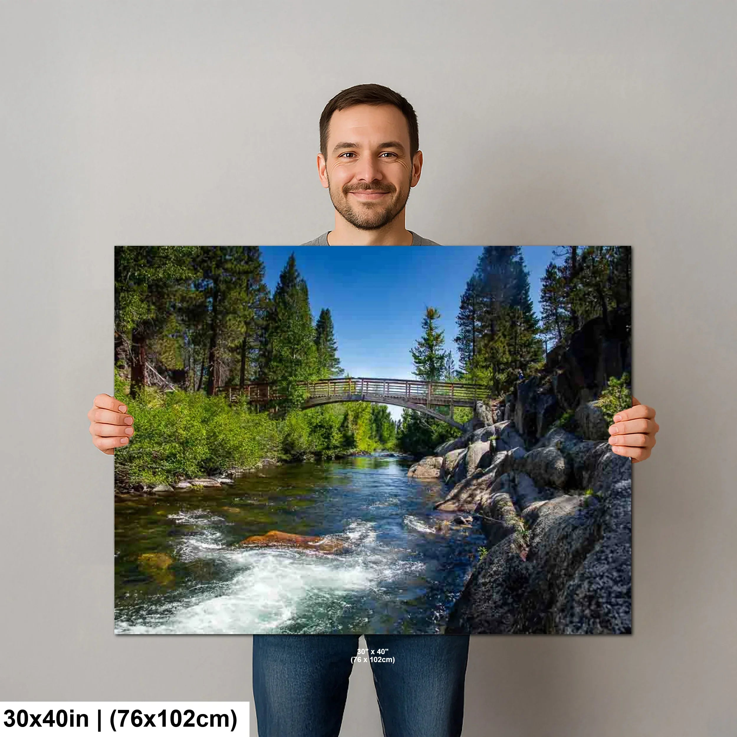 Bridge over the San Joaquin River in Devils Postpile National Monument - Donald Purdey Photography