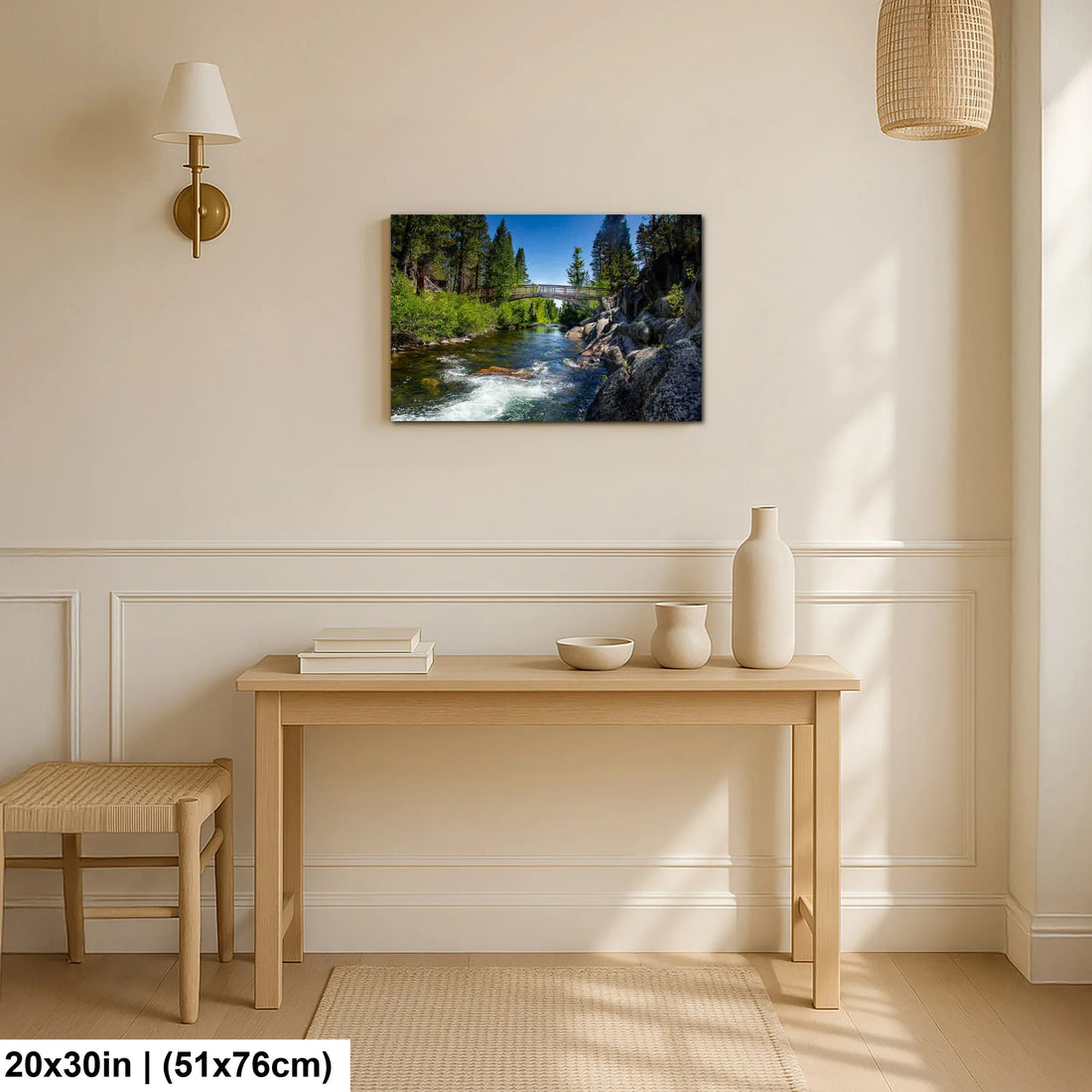 Bridge over the San Joaquin River in Devils Postpile National Monument - Donald Purdey Photography