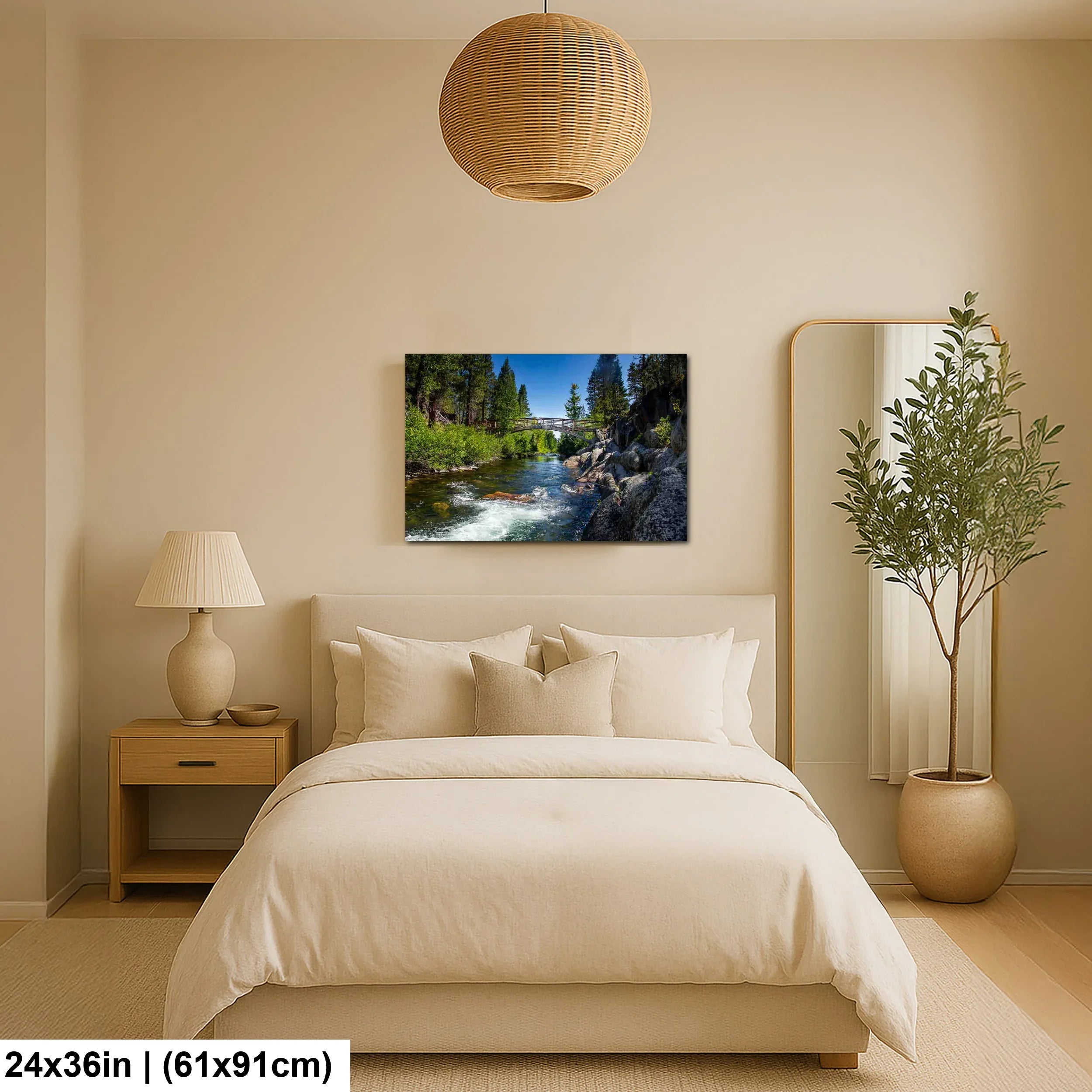 Bridge over the San Joaquin River in Devils Postpile National Monument - Donald Purdey Photography