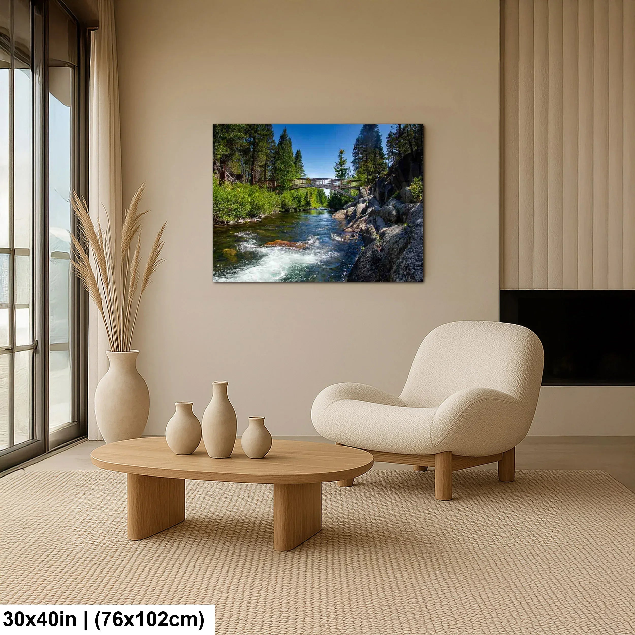 Bridge over the San Joaquin River in Devils Postpile National Monument - Donald Purdey Photography