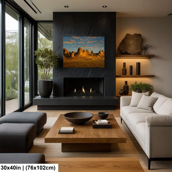 Trona Pinnacles at Sunset, Trona, CA