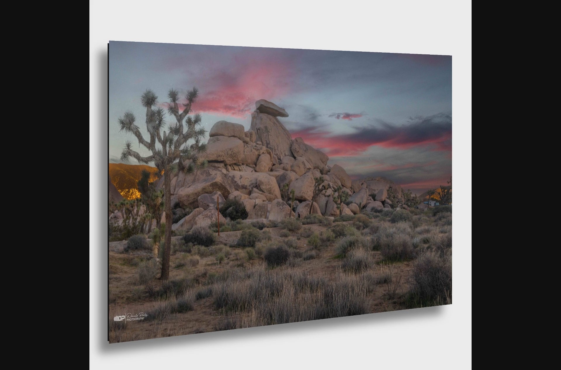 Cap Rock, Joshua Tree National Park  at sunset