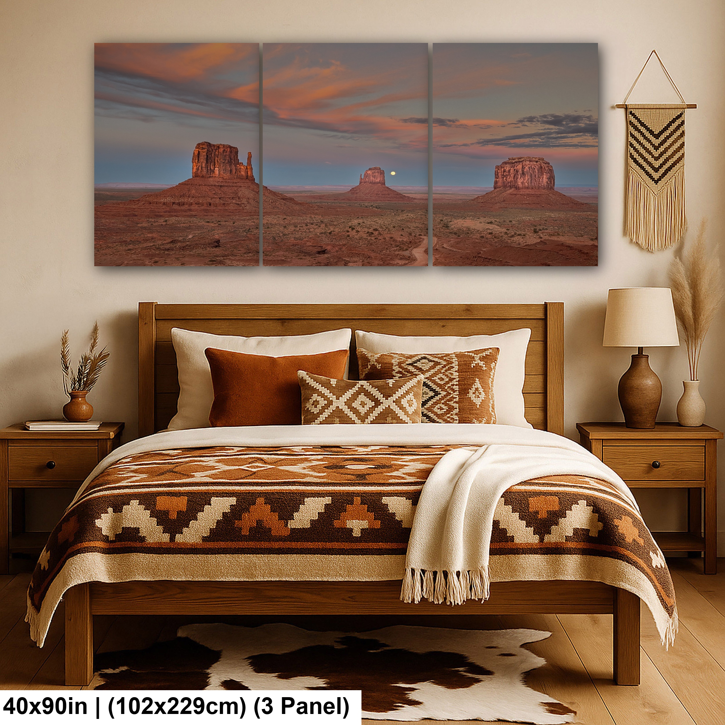 Three mittins with moon rise - Image 4