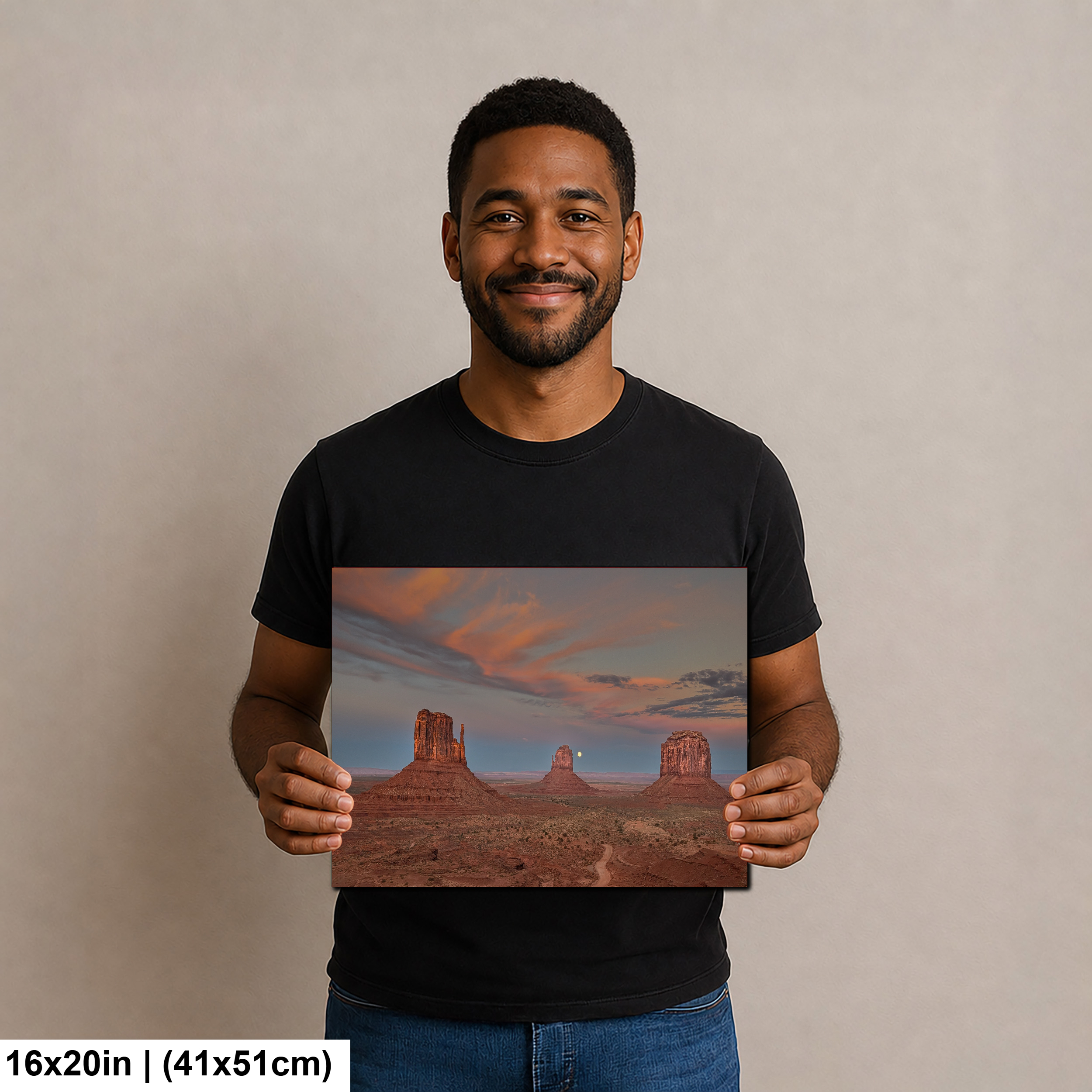 Three mittins with moon rise - Image 5