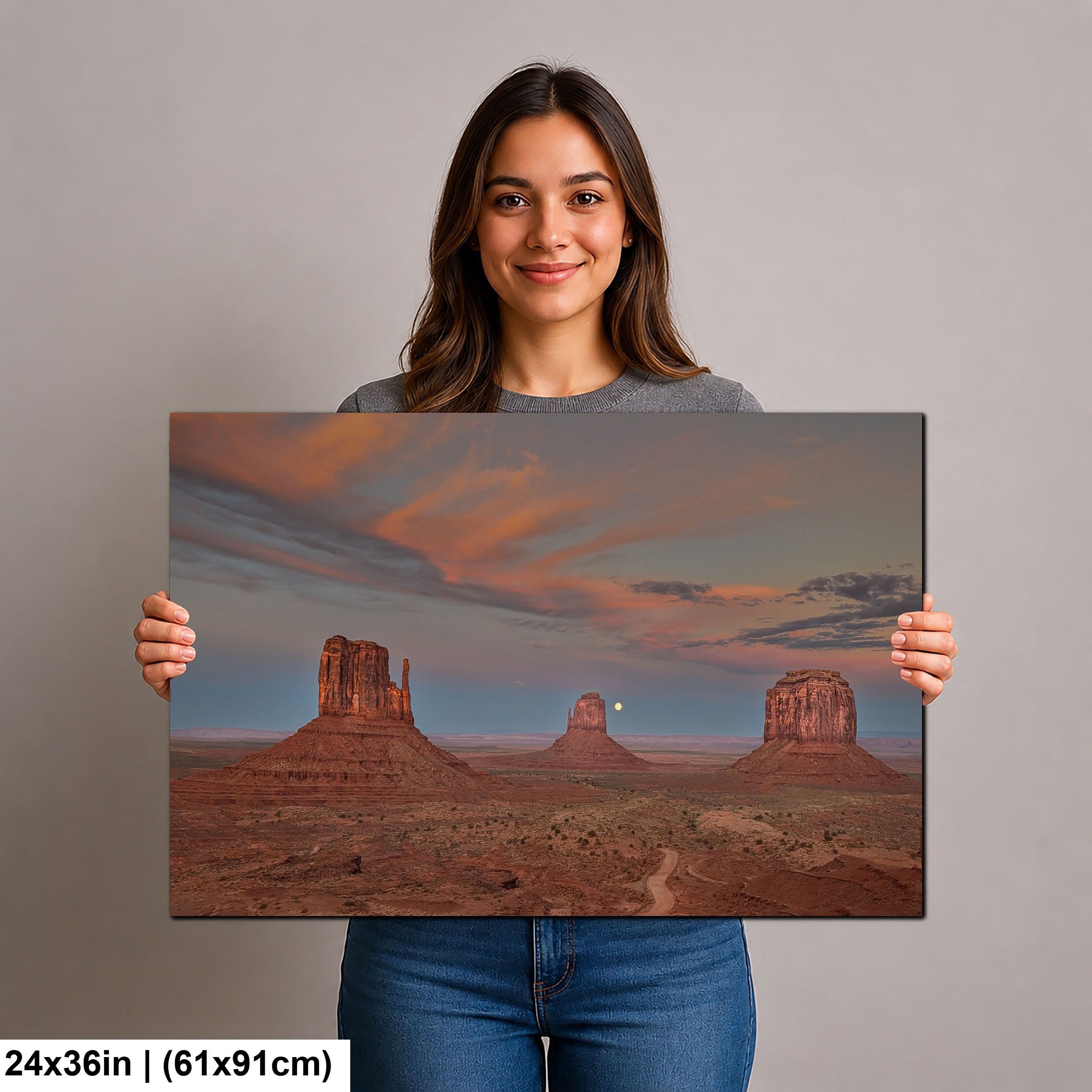 Three mittins with moon rise - Image 6