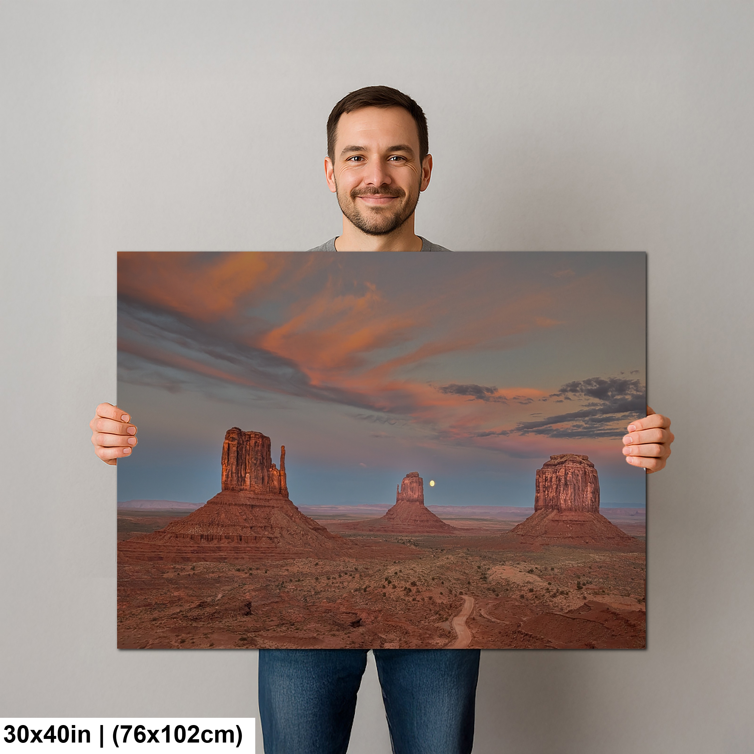 Three mittins with moon rise - Image 7