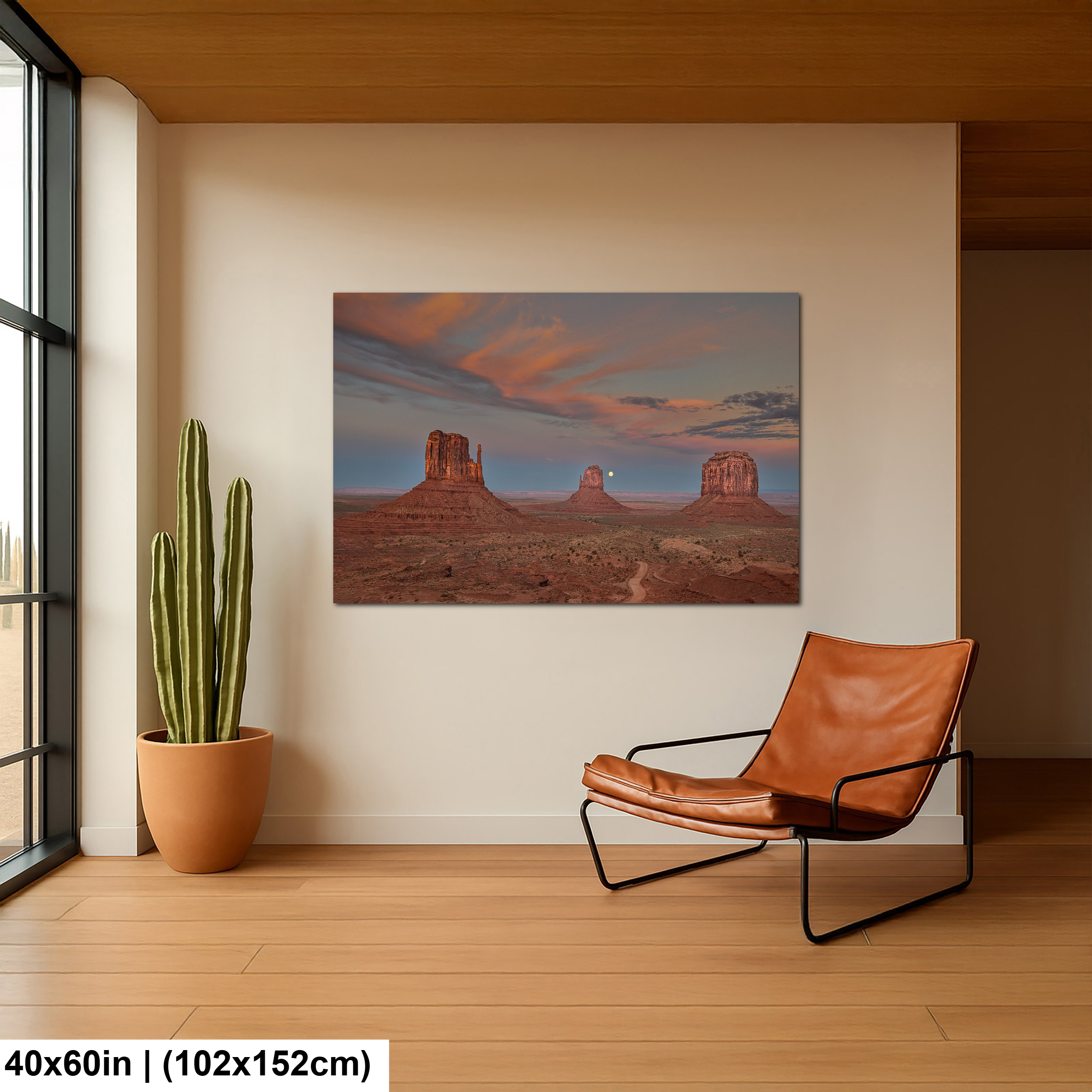 Three mittins with moon rise - Image 2